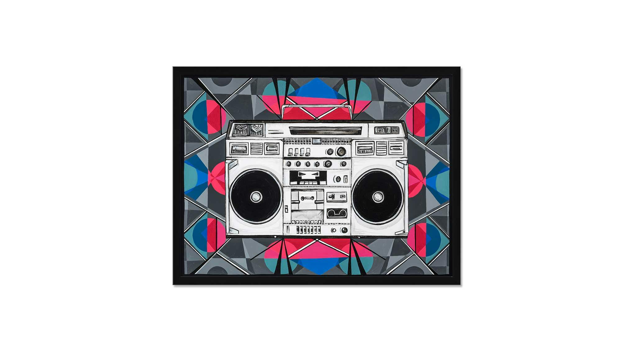 Paper w/ Black Frame